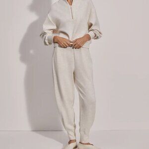 (Varley) The Relaxed Pant 27.5" in Ivory Marl